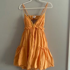 Le Lis Sleeveless Babydoll Mini Dress